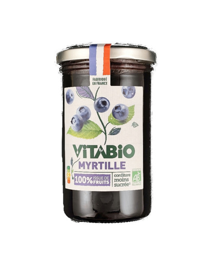 Confiture myrtille 275g bio