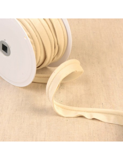 Dépassant velours 5mm 6074 ecru au mètre 6074C51