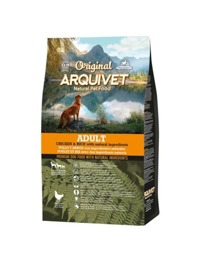 Arquivet Original pour Chiens Adultes, Poulet & Riz - 3 KG