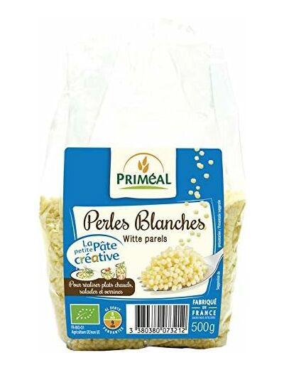 Perles blanches 500g Primeal