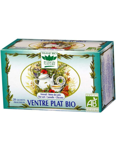 TISANE VENTRE PLAT 20X1,6G Romon Nature