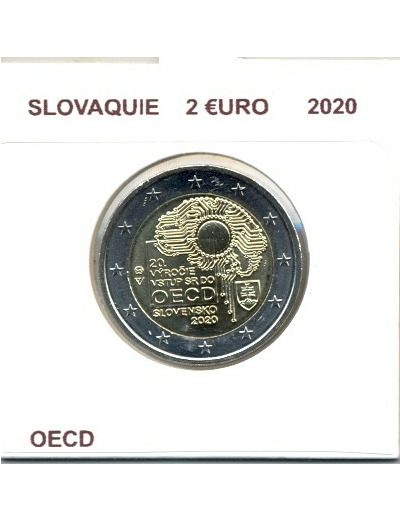 SLOVAQUIE 2020 2 EURO COMMEMORATIVE OECD SUP