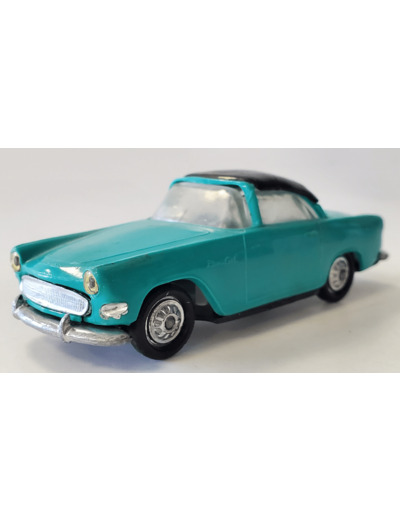 SIMCA PLEIN CIEL BLEU TOIT NOIR NOREV PLASTIQUE 1/43 SANS BOITE (N2)