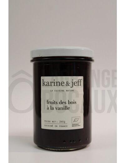 Confiture de Fruits des Bois Vanilles - Karine & Jeff - Bio