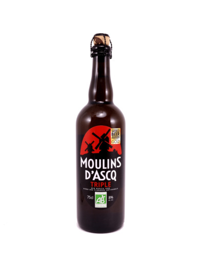 Bière Triple Moulin d'Ascq Bio 75cl