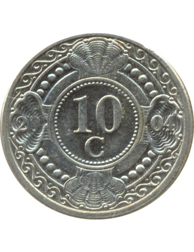 ANTILLES HOLLANDAISES 10 CENTS 2004 SUP-