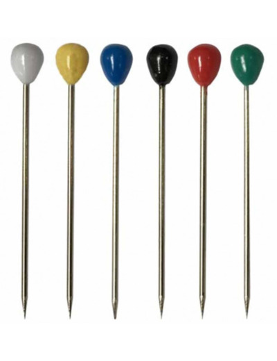 Houzeaux à tête plastique rondes 100pcs G952-2