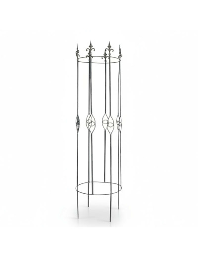 Grande colonne jardin fleur de lys 40x154cm