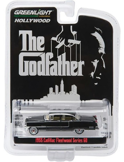 Cadillac Fleetwood Film Le Parrain Noir 1955 - 1/64 - Greenlight