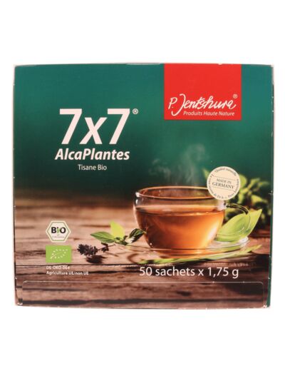 7x7 AlcaPlantes Tisane Bio 50 sachets de 1.75g