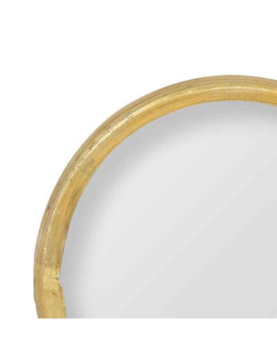 Miroir convexe Edman rond doré 12cm