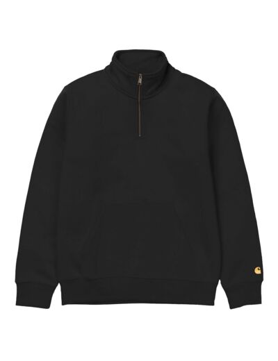 Sweat Carhartt WIP Chase Neck Zip Black