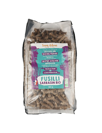 Fusilli Sarrasin 500g Bio