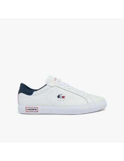 Chaussures LACOSTE Powercourt White/Navy/Red