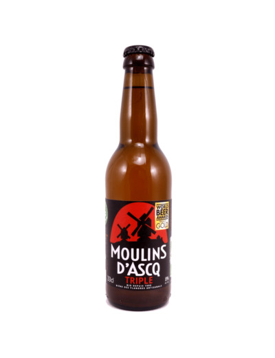 Bière Triple Moulin d'Ascq Bio 33cl