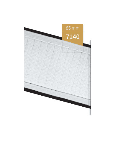 Ruflette cartouchiere 85mm au mètre 7140ML