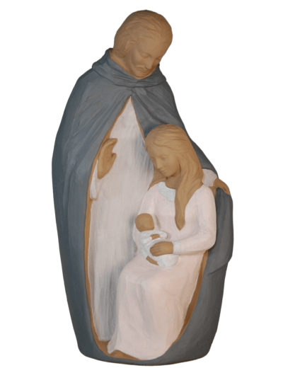 La Sainte Famille 30cm polychrome- Pierreline