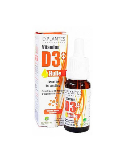 Vitamine D3++ 400 UI huile 20ml