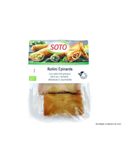 Rollini d'Épinards Bio 150g