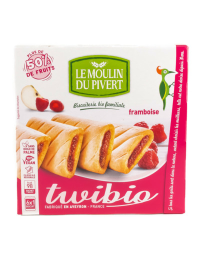 Biscuits Fourrés à la Framboise Twibio Bio 150g