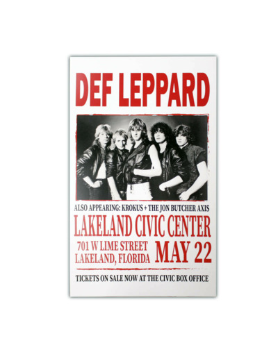 Affiche Def Leppard