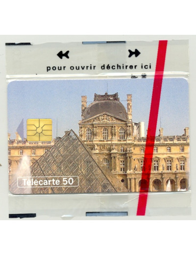 TELECARTE NSB 50 UNITE 08/93 PYRAMIDE DU LOUVRE EN702