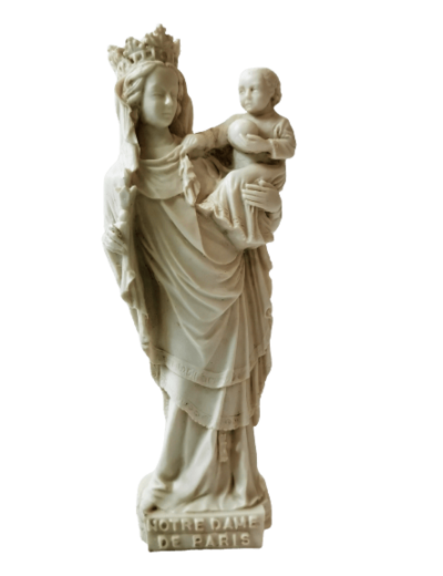 Notre-Dame de Paris résine ton IVOIRE -14cm
