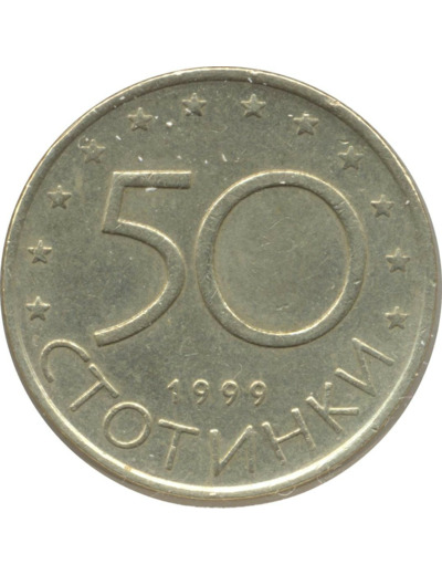 BULGARIE 50 STOTINKI 1999 TTB