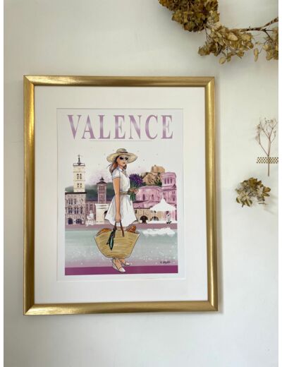 Valence - affiche, carte postale