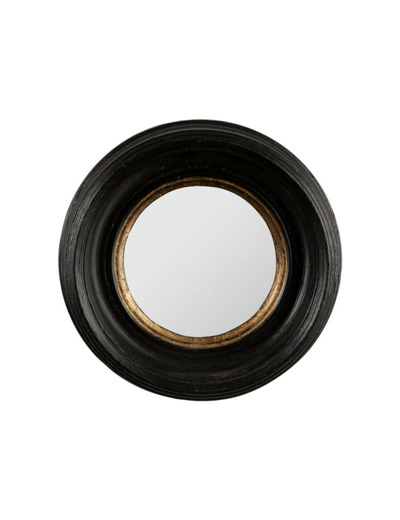 Miroir convexe rond noir 16x16x16cm