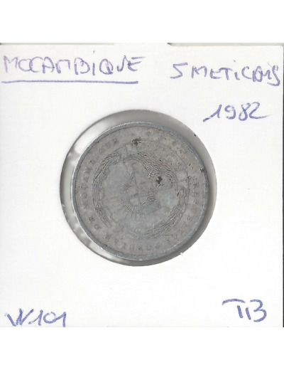 MOCAMBIQUE 5 METICAIS 1982 TB