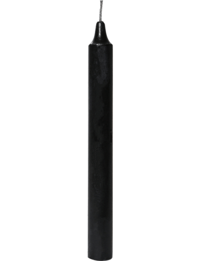 Bougie teintée masse - NOIR D2,1 x Ht20cm