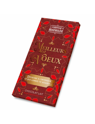 Tablette Chocolat Lait Bonne Année 100G