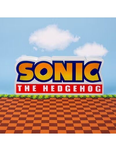 Logo lumineux - Sonic The Hedgehog