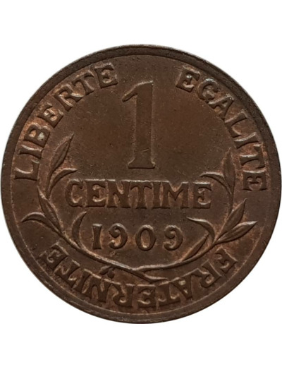 FRANCE 1 CENTIME DUPUIS 1909 SUP- (G90)