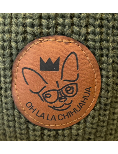 Bonnet brodé Oh la la Chihuahua /Jean-Marc Généreux