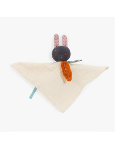 Doudou lange crème lapin Moulin Roty