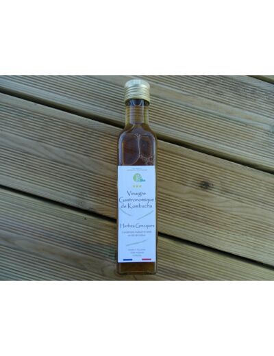 Vinaigre gastronomique de Kombucha aux herbes Grecques  BIO