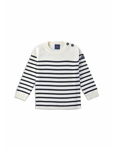 Pull marin rayé enfant Moussaillon