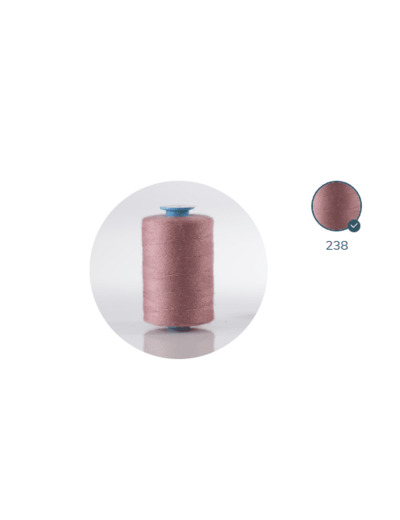 ZX 75-238 corail FIL À COUDRE 100% POLYESTER TRÈS RÉSISTANT bobine 1000m