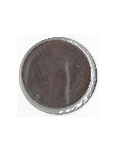 FRANCE 2 CENTIMES NAPOLEON III 1861 A sous 8 TTB+