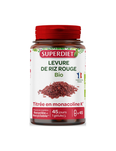 Levure de Riz rouge bio 45 gélules