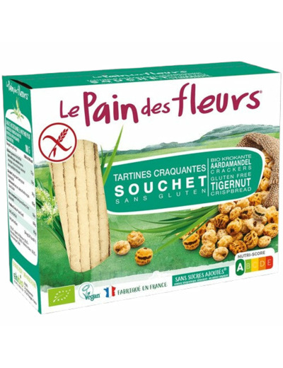 Tartines Craquantes Bio au Souchet-150 g-Le Pain des Fleurs