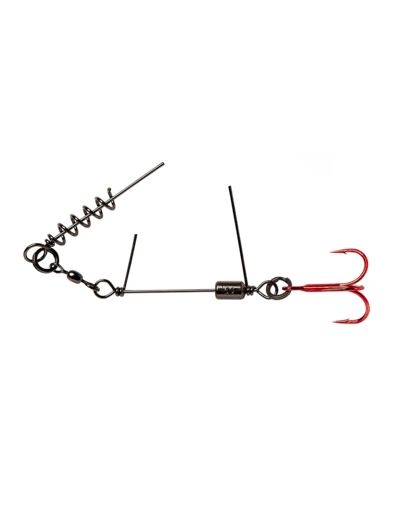 SS corkscrew stinger 3 red + 2pc