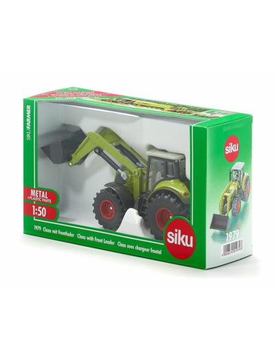 SIKU 1979 TRACTEUR CLAAS CHARGEUR FRONTAL 1:50 METAL BOITE D ORIGINE