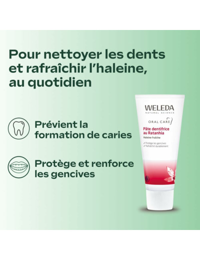 DENTIFRICE RATANHIA 75ML WELEDA
