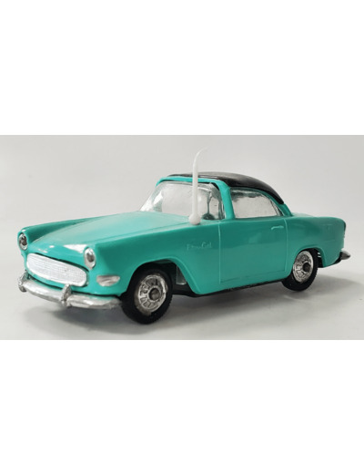 SIMCA PLEIN CIEL BLEU TOIT NOIR NOREV PLASTIQUE 1/43 SANS BOITE (N1)