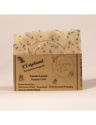 Savon aux graines de pavot – Exfoliation douce