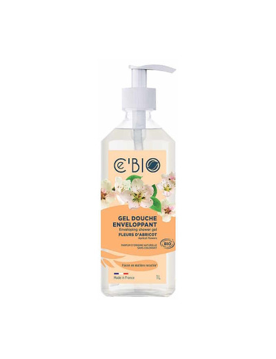 Gel douche enveloppant Fleurs d'Abricot 1L