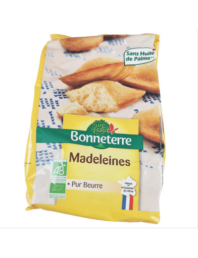 Madeleines Pur beurre Bio 225g